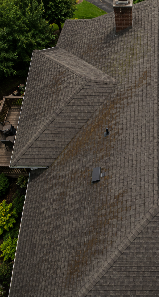 Holladay, UT roof before treatment